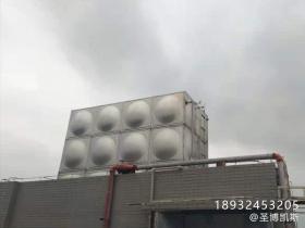 应急水箱 - 不锈钢楼顶消防水箱安装案例