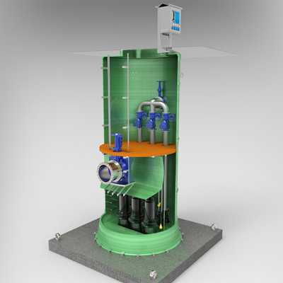污水一体化预制泵站的类型选择和产品特色